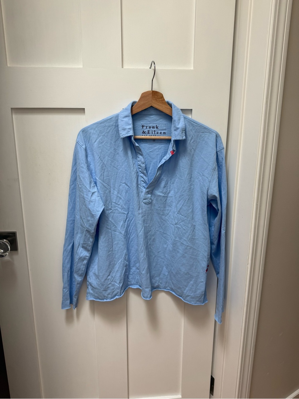Frank & Eileen NWOT Patrick Heritage Jersey Popover Henley med #3